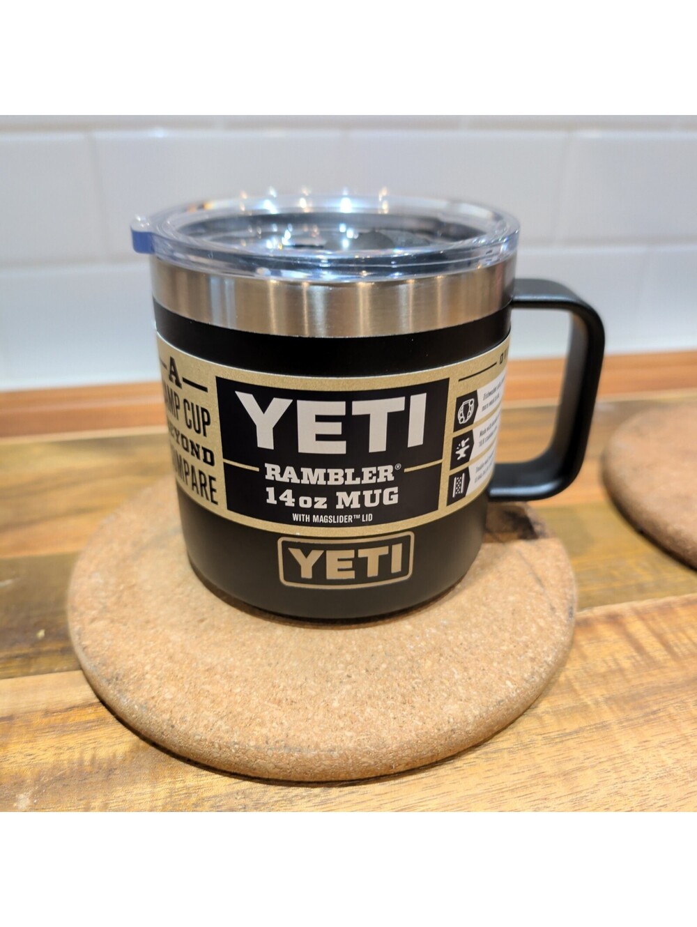 YETI Rambler 14 oz Mug with MagSlider Lid - Black